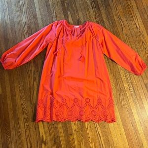 GAP eyelet dress with lining